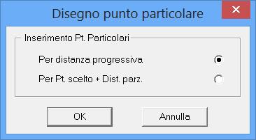 Dopo aver scelto il codice da associare alla polilinea l utente deve specificare al programma quale progetto DTM utilizzare che può essere sia del file corrente che di un file esterno (in tal caso