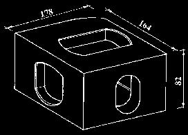 952 BLOCCO ANGOLO CONTAINER SUP. DX Gr. 11.000 art. 954 BLOCCO ANGOLO CONTAINER SUP.