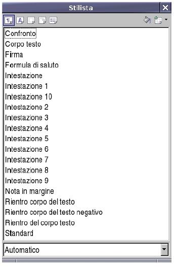 Stili Writer può ricordare le impostazioni di