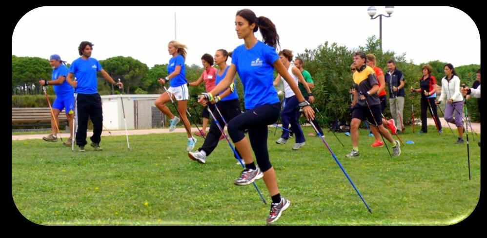 il Nordic Walking - migliora la tecnica e allenati con il gruppo allenamento di Nordic Walking martedì e giovedì dalle ore 7.