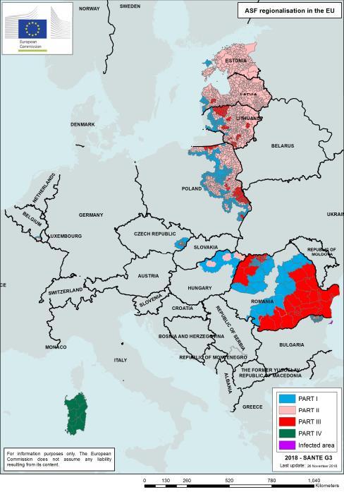 Il rischio PSA l esperienza europea Alcuni Paesi terzi accettano il principio di