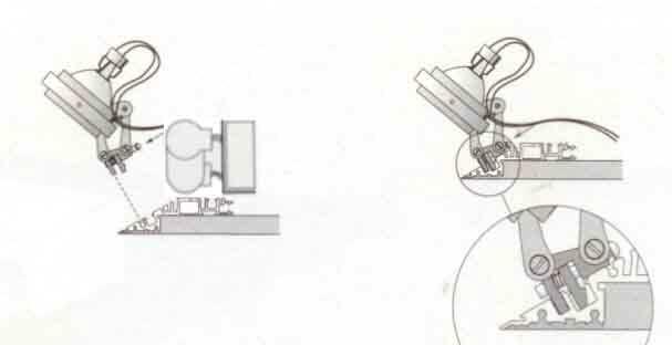 Lampada tipo M6 cablata per lampada G53 da 75W dotata di