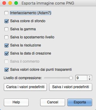 Diamo un nome al file, scegliamo la destinazione dove archiviarlo e premiamo il pulsante Esporta.