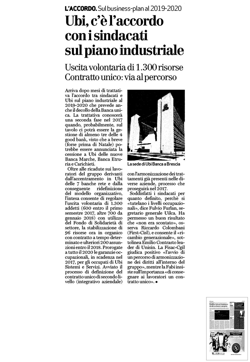 Estratto da pag. 10 Direttore Responsabile Maurizio Cattaneo Diffusione Testata 16.000 L'ACCORDO.