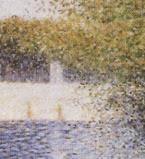 Seurat ha dipinto un luogo vicino a Parigi sul fiume Senna, dove la gente andava