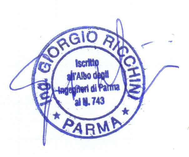 Giorgio Ricchini ingegnere Via L. LSTRIRI, 5 4356 TORRIL (PR) razione di S.