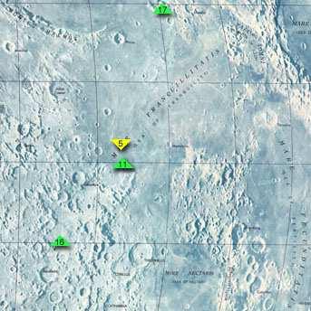 del Mare della Tranquillità nel 1969 dagli astronauti della Apollo 11.