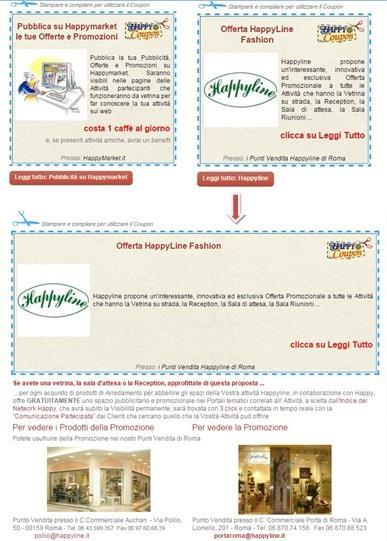 INFORMAZIONI NELLE PAGINE DEGLI AFFILIATI AREA 2 AFFILIANTE AREA 3