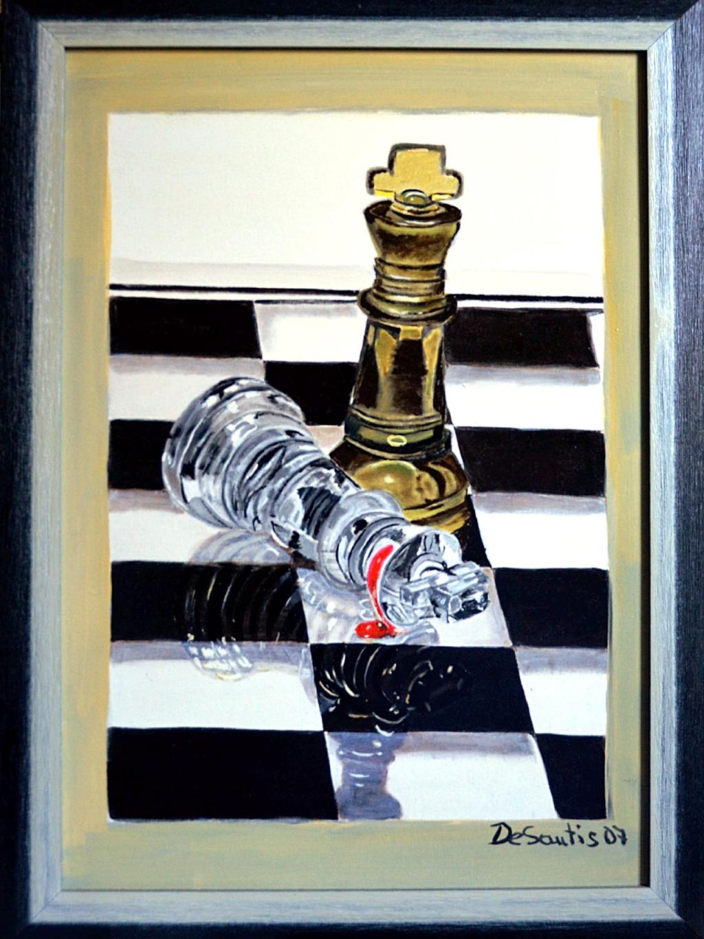 "Il re è morto" Olio su tela - Oil on canvas 35 cm x 50 cm Anno - Year 2007 Collezione privata Italia Opera