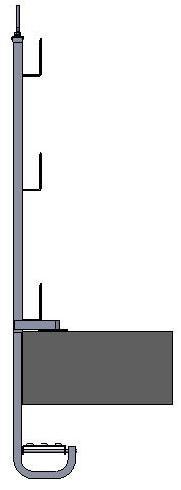(esempio: 1800 mm + 1800 mm + 200 mm + 200 mm = 4000 mm) Il bordo superiore del parapiede dovrà essere almeno pari a 200 mm sopra la superficie di lavoro.