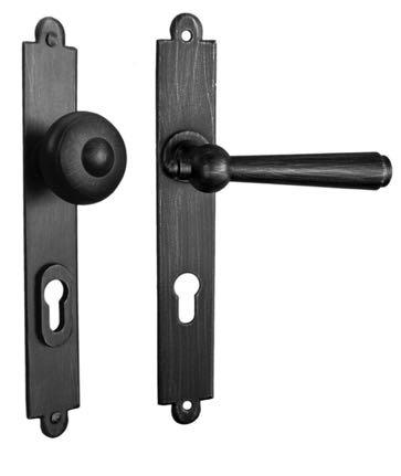 Maniglie di sicurezza con placca hardox - Security door handle