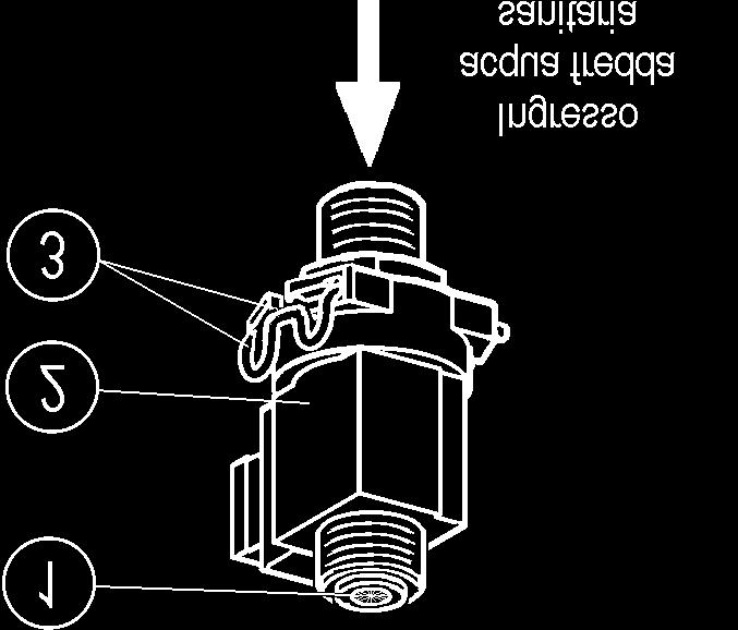 CIRCUITO IDRAULICO CIRCUITO SANITARIO - FUNZIONAMENTO Un prelievo sanitario comporta il passaggio di acqua fredda all interno del flussostato (3) ed alla conseguente chiusura del contatto elettrico