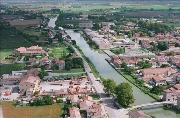 arco. Vista aerea Ponte e Passerella di