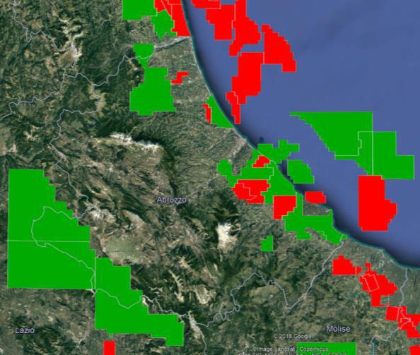 Le fonti fossili in Abruzzo La percentuale di copertura delle fonti fossili rispetto ai consumi abruzzesi, al 2015 (ultimi dati Simeri GSE), si attesta al 74,7%, con le rinnovabili in continua