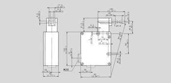 rapido Forza di chiusura SLM-MVTW 24DC-55 601.7119.023 21 22 24 V DC SLM-MVTW 120AC-55 601.7119.033 21 22 120 V AC Spostamento de contatto mm (poici) Entrata Forza di commutazione N to.