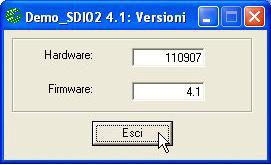 ITALIAN TECHNOLOGY grifo CONFIGURAZIONE B1) Installare sul PC il programma Demo_SDI02, ovvero l'utilità appositamente realizzata da grifo per configurare, usare comodamente e velocemente la SDI 02.