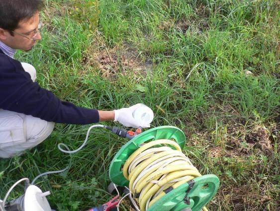 Temperatura dell'aria ( C) 2 C Falivene, Laurenza Operatori Falivene, Laurenza Posa armatura su cavalcaferrovia, movimentazione mezzi Posa armatura su