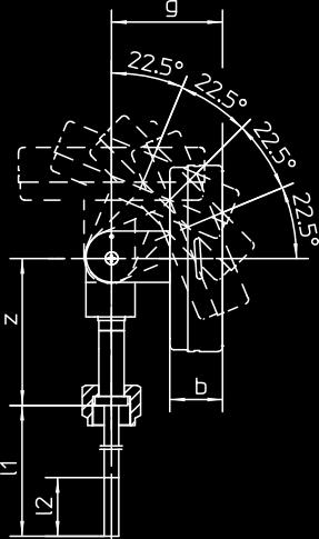 Dimensioni (mm) z (sensore) vedi dettagli ordine Scatola d1 b g I2 D1001 D1107/1109/1122 D1207 D2007 D2009 100 27 60 65 76 60 80.5 80.