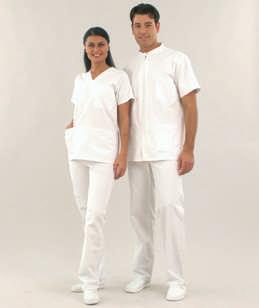 bianco-royal 6464100 Completo Clinic unisex, casacca