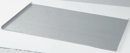 Teglia 2 sponde lato lungo alluminio 5133641 cm 60 x 40 Teglia 2