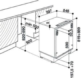 prodotti AxLxP (mm) 820x595x570 Dim.