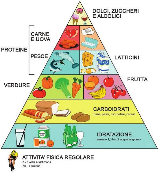 la piramide alimentare La piramide alimentare è, in estrema sintesi, il tentativo di riassumere e rendere fruibile a colpo d occhio una corretta alimentazione per la popolazione compresa tra 15 e 65