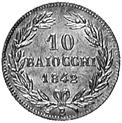 131 AG R Bordo irregolare al R/ qspl 70 2088 Repubblica Romana (1848-1849) 3