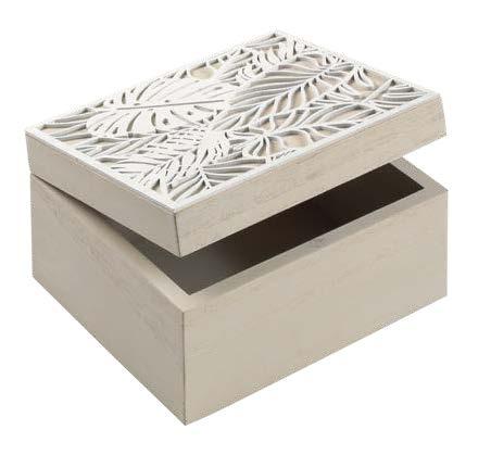 disegno tagliato al laser / wooden key box with laser cut pattern - 26x6,5x29 38,40 tropic4 - vassoio in