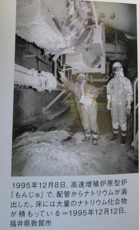 Altri incidenti 1995: Monju perdita di sodio liquido.