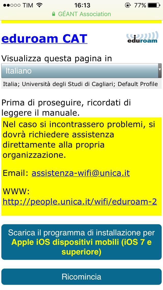 it/guest e clicca il pulsante: Installa Il sistema riconoscerà automaticamente