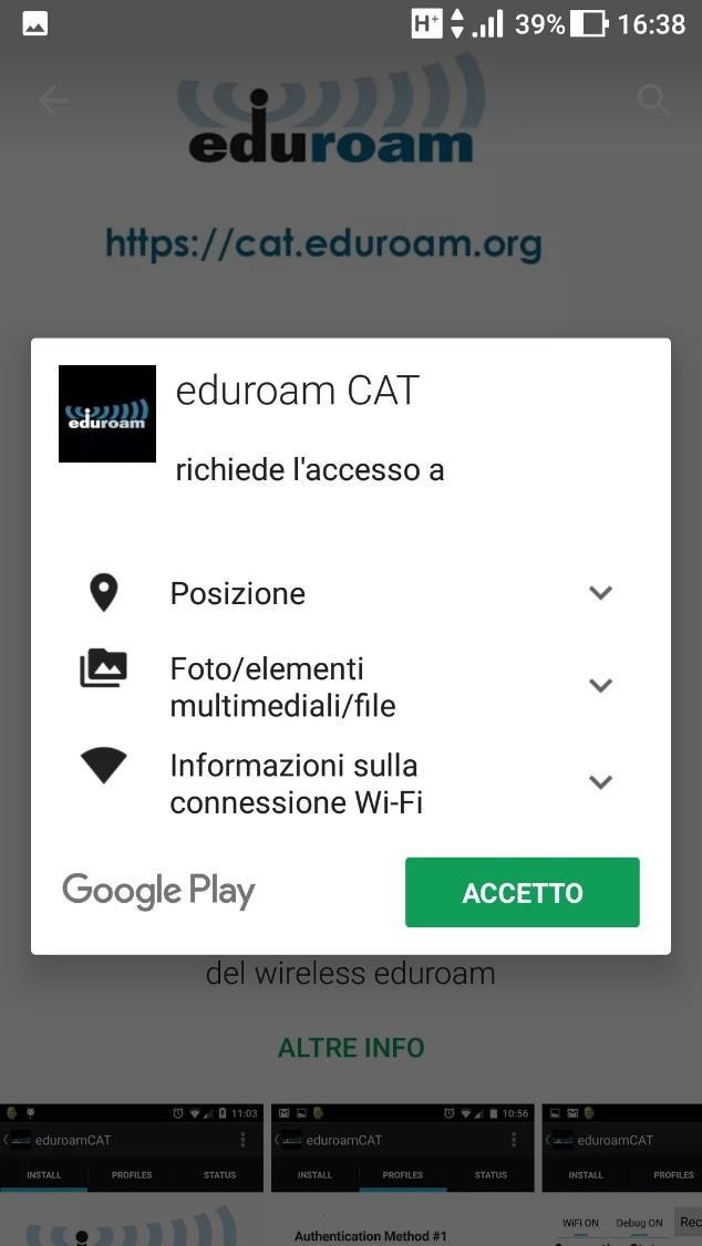 Google Android 4.3 o superiore Dal tuo dispositivo collegati al sito: http://eduroam.unica.