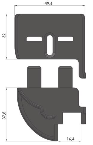 componente nr. 5 dell esploso nr.. ZPT0D Coppia testate da 50 mm 2. ZAC0N Cassonetto 50 mm ZPT3V.