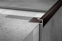 Profili a parete ed a pavimento per materiali non rigidi Schlüter -VINPRO-STEP Schlüter -VINPRO-STEP è un profilo di chiusura e protezione bordi per scale rivestite con materiali non rigidi (p.e. LVT, linoleum da design).