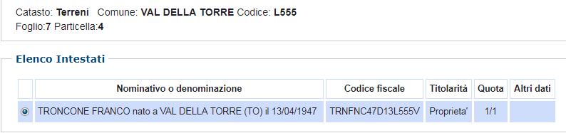 PIANO PARTICELLARE DI OCCUPAZIONE ED