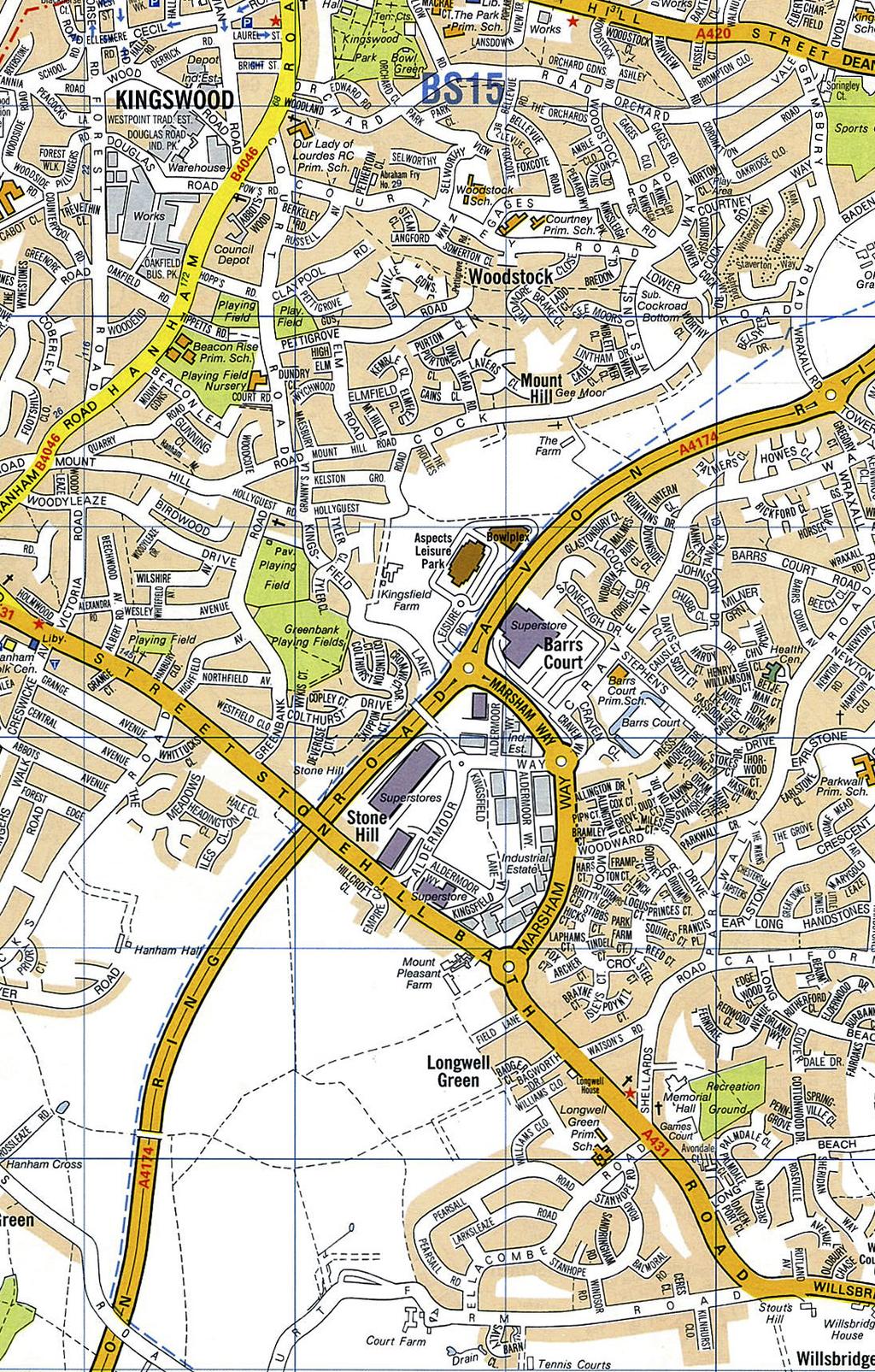 ASPECTS LEISURE PARK Bristol city centre is 5 miles to the West, Bath is 9 miles to the South East, and Swindon is 35 miles to the East.