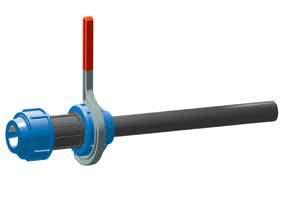 INSTALLAZIONE D 16-40 INSTALLAZIONE D 50-63 1. Tagliare il tubo a 90 rispetto al suo asse facendo uso di un taglia tubi (figura 1). 2.