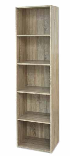 LIBRERIA 5 RIPIANI BIANCO EAN: 8059591735251 Cod. DH52197 CANADIAN EAN: 8059591735268 Cod.