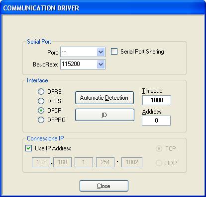 Funzionamento Il modulo è stato sviluppato per essere utilizzato in associazione al controllore del bus DFCP che, per questa funzione, non ha bisogno di alcuna procedura di configurazione.