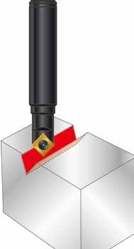 Centratura Materiale lavorato Vc (m/min) f (mm/giro) Grado inserto Acciai al carbonio 150~250 0.05~0.10, eghe d acciaio 100~200 0.04~0.08, Acciaio inox 65~125 0.03~0.06 NC10, NC60,, Ghisa 80-150 0.