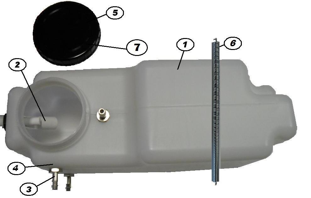 5151 USED WATER TANK ASSEMBLY Nr. Cod. Description Q.