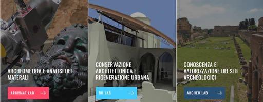 LABORATORI Grazie alla presenza, tra i ricercatori, di archeologi e architetti, accanto a geologi,