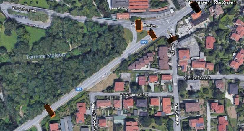 Recandosi invece verso ovest, al fine di evitare che il tratto dall incrocio di Via Galbussera fino all incrocio di Via Santa Maria di Molgora si mantenga ciò che è ad oggi si puo soprannominare il