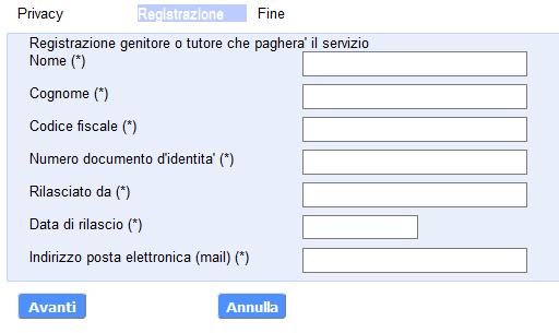 it/novaportal ed accedere al modulo di iscrizione on line cliccando sull apposito pulsante: Successivamente, apponendo una spunta negli appositi campi, dare l autorizzazione al