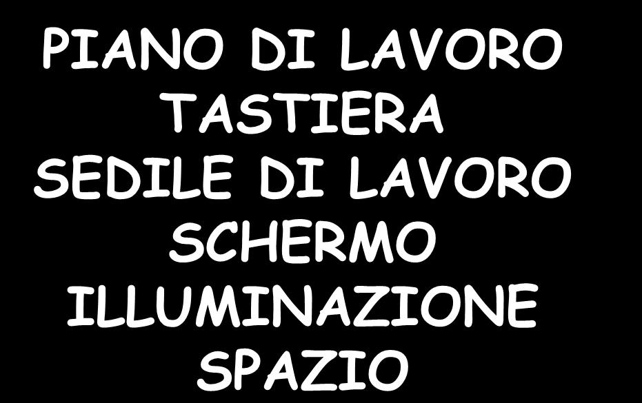 LAVORO TASTIERA SEDILE DI