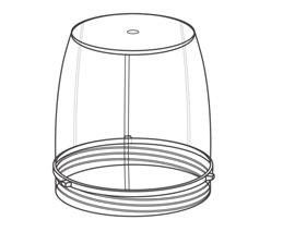 IT 8 Il bicchiere mixer piccolo è indicato per porzioni fi no a 350 ml. Il bicchiere mixer piccolo può essere utilizzato sia con l'accessorio a lame incrociate sia con l'accessorio a lame piatte.