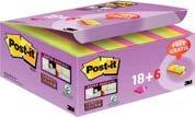 Blocchetti di Foglietti Post-it Siamo a tua disposizione Foglietti Post-it Super Sticky colorati Offerta convenienza 18 + 6