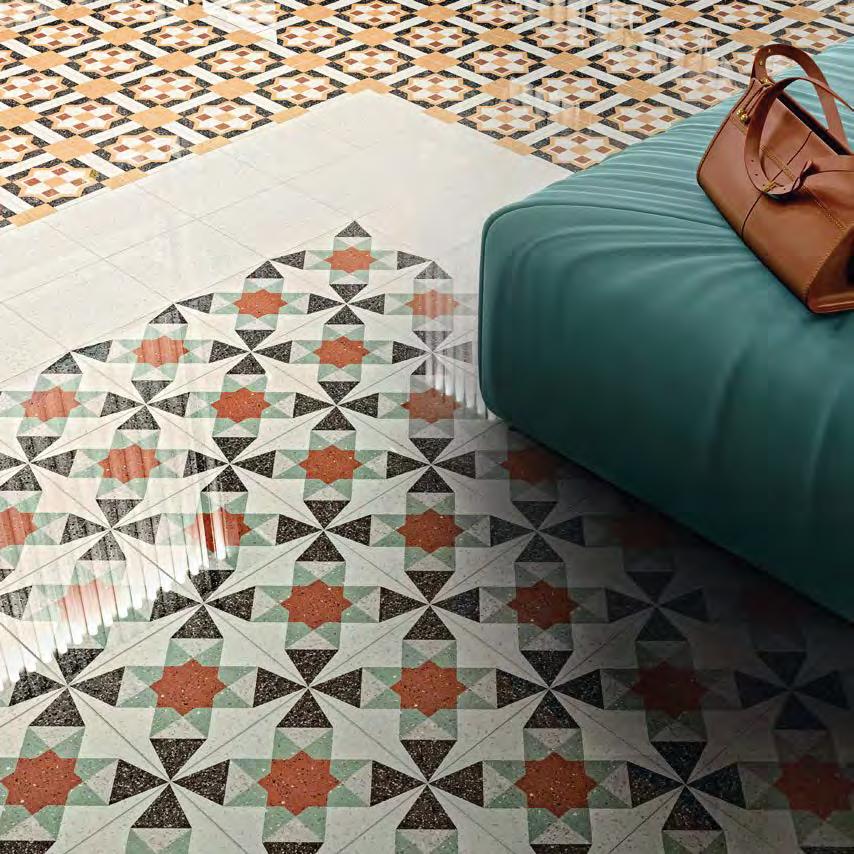 Quando la materia esprime fascino ed ogni colore cattura l attenzione. Un tappeto grafico dal mood eclettico, pervaso di cromatismi e gusto per il bello.