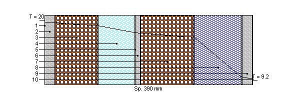 Scheda: MR2 CARATTERISTICHE TERMICHE E IGROMETRICHE DEI COMPONENTI OPACHI Codice Struttura: Descrizione Struttura: MR.01.