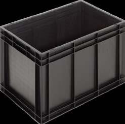 NEWBOX BLACK NB MC NB 80 MC Contenitore NB MC Misure esterne: 600x400x423 mm Misure interne: 555x355x420 mm Altezza utile: