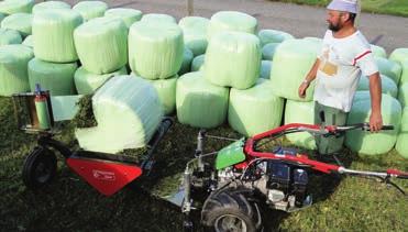 L'affermata andanatrice è adatta alla raccolta efficiente di foraggio verde.